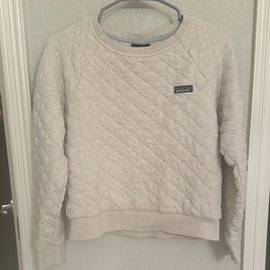 Patagonia Off-White Quilted Pullover